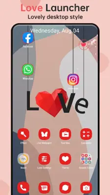 Love Launcher lovely launcher android App screenshot 7